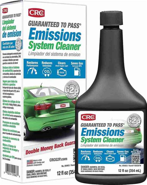 crc guaranteed to pass emissions test formula 2 bottle treatment|fuel additive for emission testing.